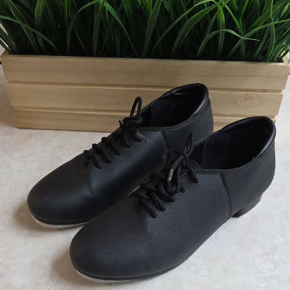 Unisex Black Tap Dance Shoes